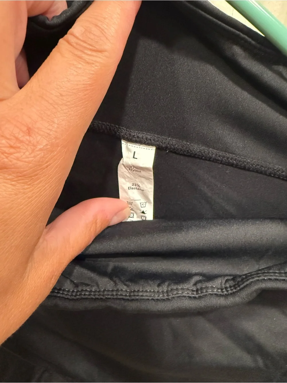 Black Athletic Leggings - Picture 3 of 3